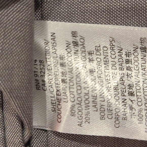 Armani Exchange cotton and wool grey and white striped casual blazer - Picture 4 of 10